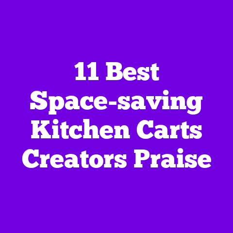 11 Best Space-saving Kitchen Carts Creators Praise