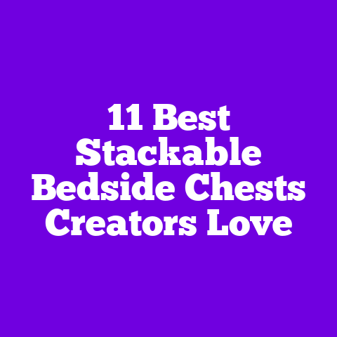 11 Best Stackable Bedside Chests Creators Love
