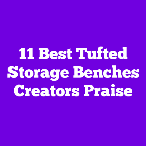 11 Best Tufted Storage Benches Creators Praise