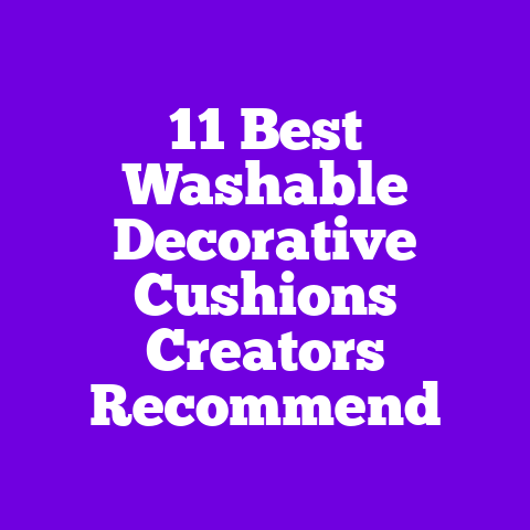 11 Best Washable Decorative Cushions Creators Recommend