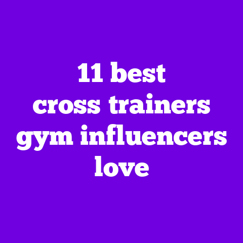 11 best cross‑trainers gym influencers love