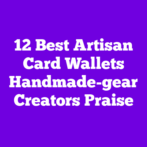 12 Best Artisan Card Wallets Handmade-gear Creators Praise
