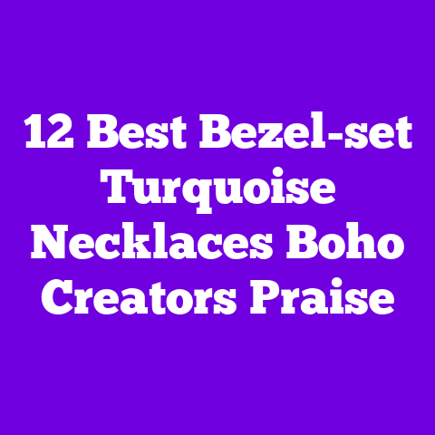 12 Best Bezel-set Turquoise Necklaces Boho Creators Praise