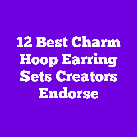 12 Best Charm Hoop Earring Sets Creators Endorse