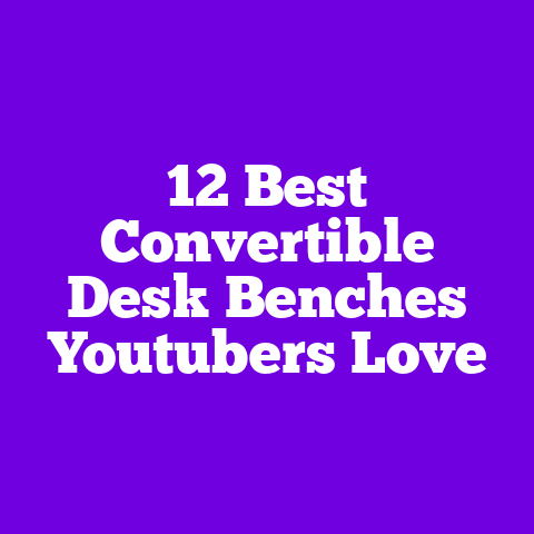 12 Best Convertible Desk Benches Youtubers Love