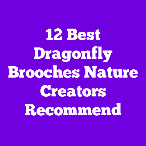 12 Best Dragonfly Brooches Nature Creators Recommend