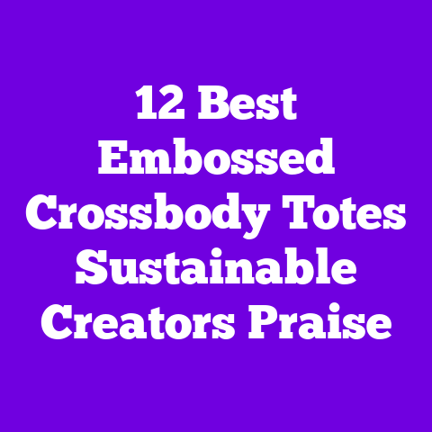 12 Best Embossed Crossbody Totes Sustainable Creators Praise