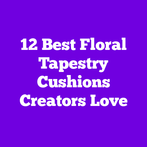 12 Best Floral Tapestry Cushions Creators Love