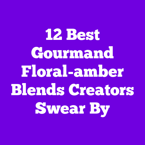 12 Best Gourmand Floral-amber Blends Creators Swear By