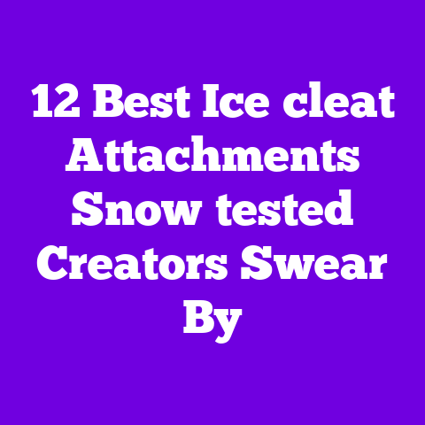 12 Best Ice‑cleat Attachments Snow‑tested Creators Swear By