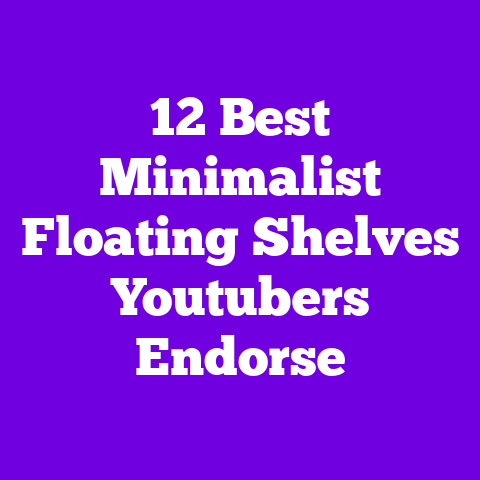 12 Best Minimalist Floating Shelves Youtubers Endorse