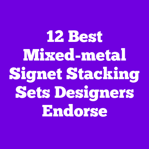 12 Best Mixed-metal Signet Stacking Sets Designers Endorse