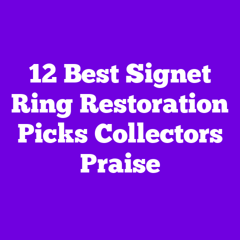12 Best Signet Ring Restoration Picks Collectors Praise