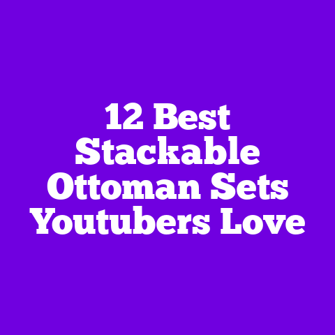 12 Best Stackable Ottoman Sets Youtubers Love