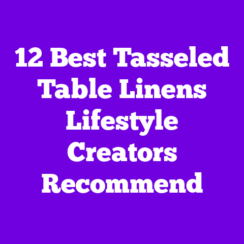 12 Best Tasseled Table Linens Lifestyle Creators Recommend