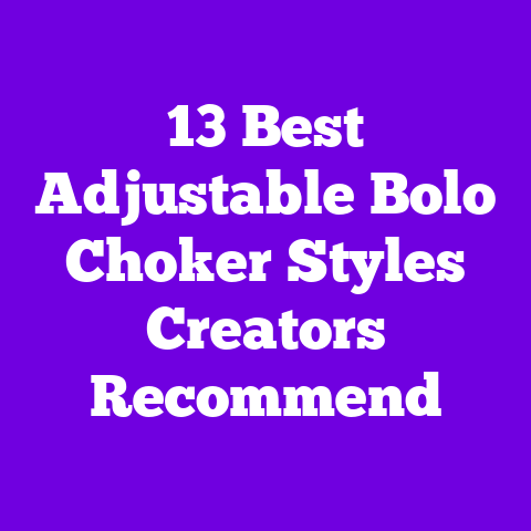 13 Best Adjustable Bolo Choker Styles Creators Recommend