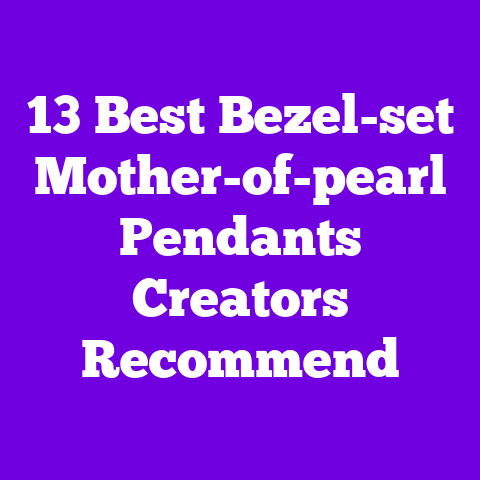 13 Best Bezel-set Mother-of-pearl Pendants Creators Recommend