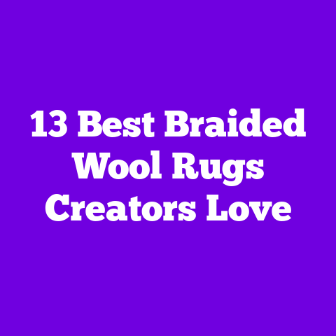 13 Best Braided Wool Rugs Creators Love