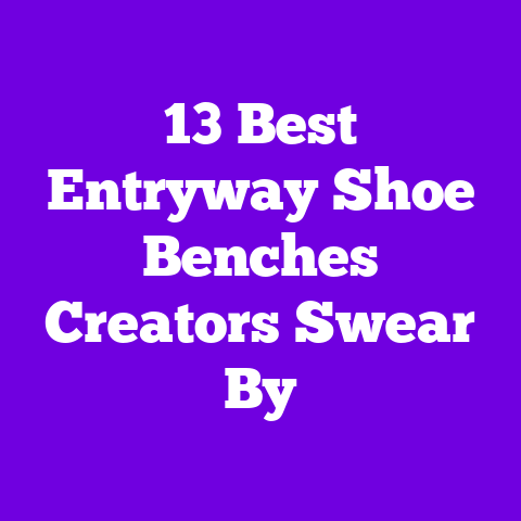 13 Best Entryway Shoe Benches Creators Swear By
