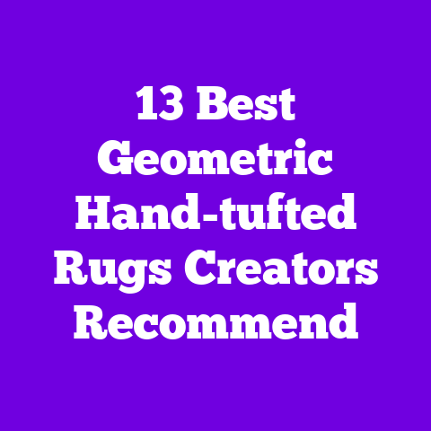 13 Best Geometric Hand-tufted Rugs Creators Recommend