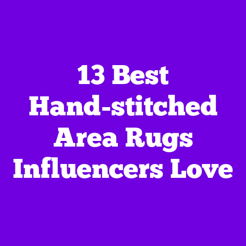 13 Best Hand-stitched Area Rugs Influencers Love