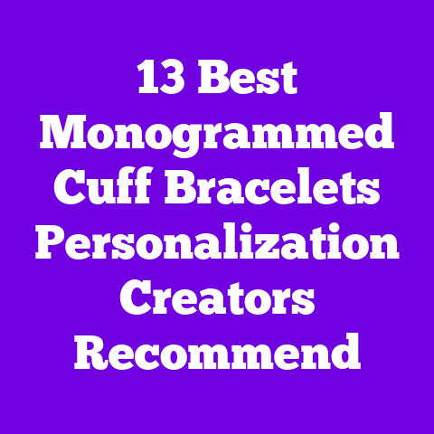 13 Best Monogrammed Cuff Bracelets Personalization Creators Recommend