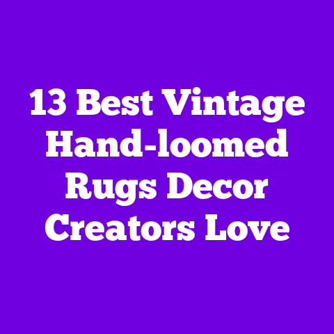 13 Best Vintage Hand-loomed Rugs Decor Creators Love