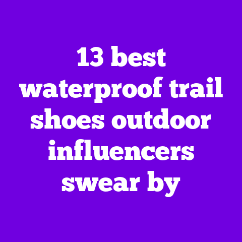 13 best waterproof trail shoes outdoor influencers swear by