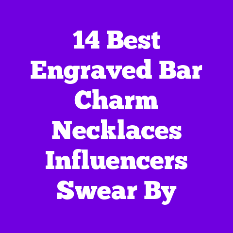 14 Best Engraved Bar Charm Necklaces Influencers Swear By