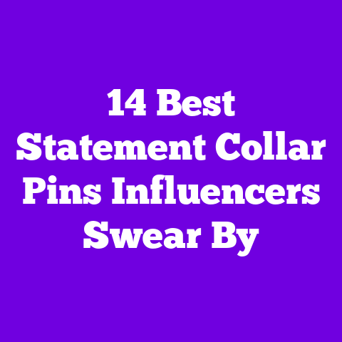 14 Best Statement Collar Pins Influencers Swear By