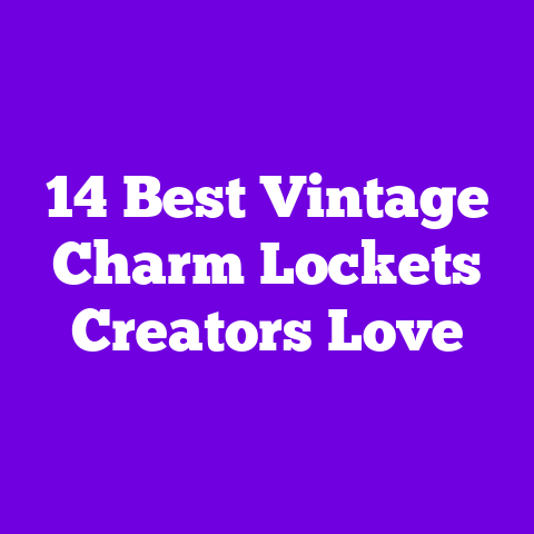 14 Best Vintage Charm Lockets Creators Love