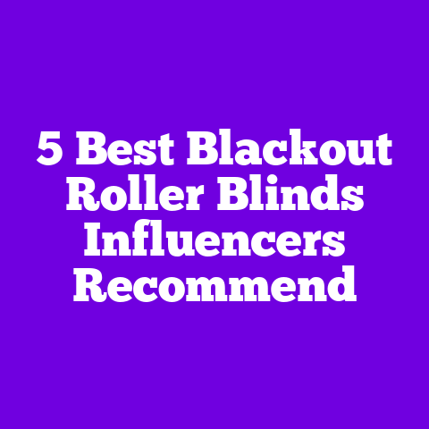 5 Best Blackout Roller Blinds Influencers Recommend