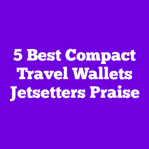 5 Best Compact Travel Wallets Jetsetters Praise