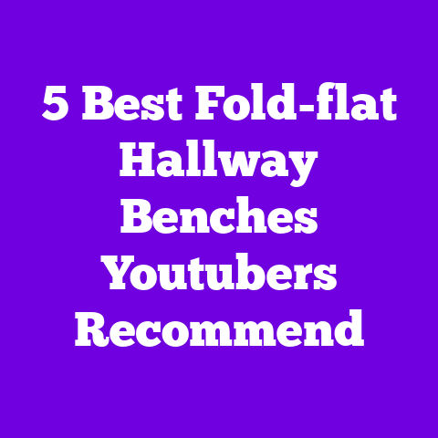 5 Best Fold-flat Hallway Benches Youtubers Recommend