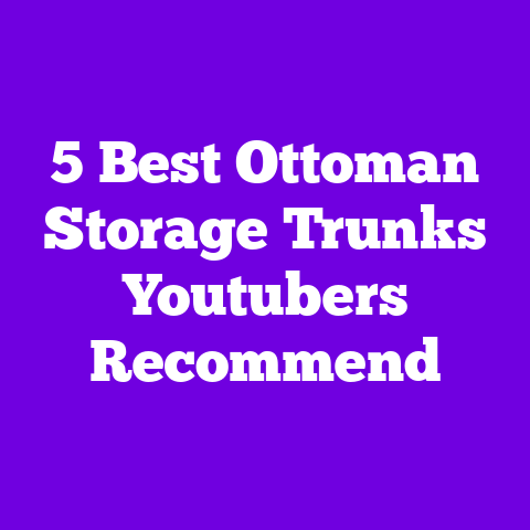 5 Best Ottoman Storage Trunks Youtubers Recommend