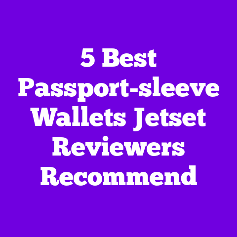 5 Best Passport-sleeve Wallets Jetset Reviewers Recommend