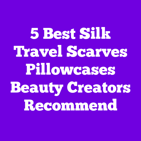 5 Best Silk Travel Scarves Pillowcases Beauty Creators Recommend