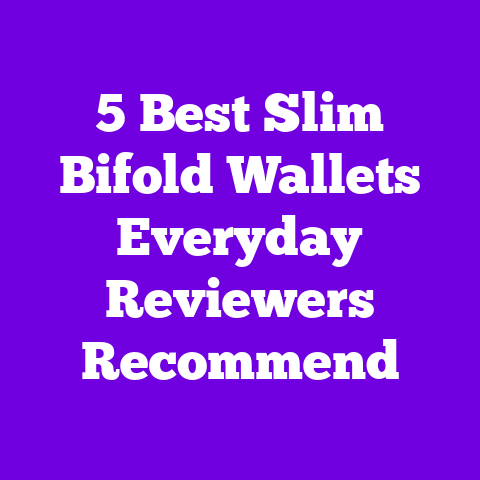 5 Best Slim Bifold Wallets Everyday Reviewers Recommend