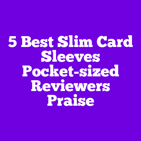 5 Best Slim Card Sleeves Pocket-sized Reviewers Praise