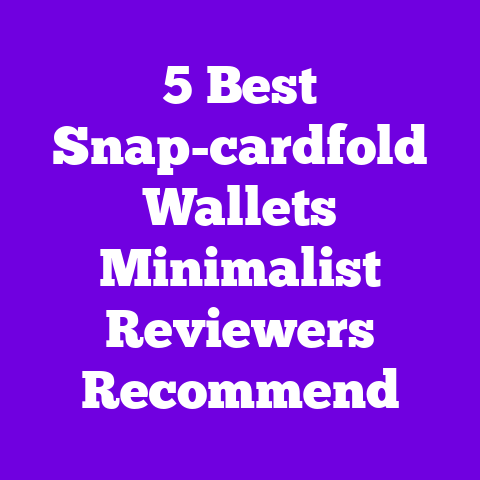 5 Best Snap-cardfold Wallets Minimalist Reviewers Recommend