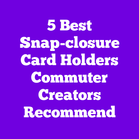 5 Best Snap-closure Card Holders Commuter Creators Recommend