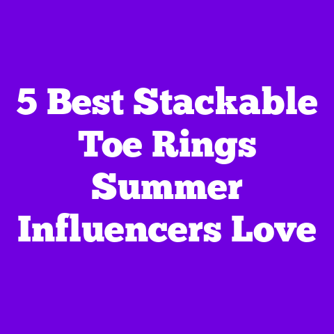 5 Best Stackable Toe Rings Summer Influencers Love