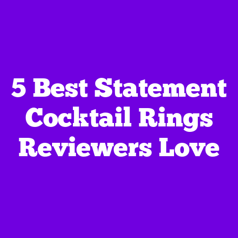 5 Best Statement Cocktail Rings Reviewers Love