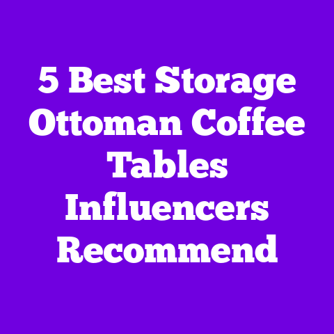 5 Best Storage Ottoman Coffee Tables Influencers Recommend