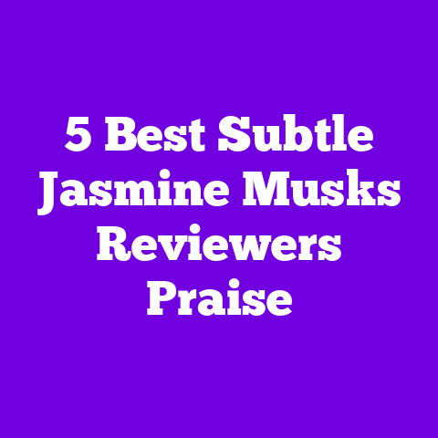 5 Best Subtle Jasmine Musks Reviewers Praise