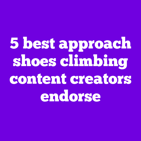 5 best approach shoes climbing content creators endorse