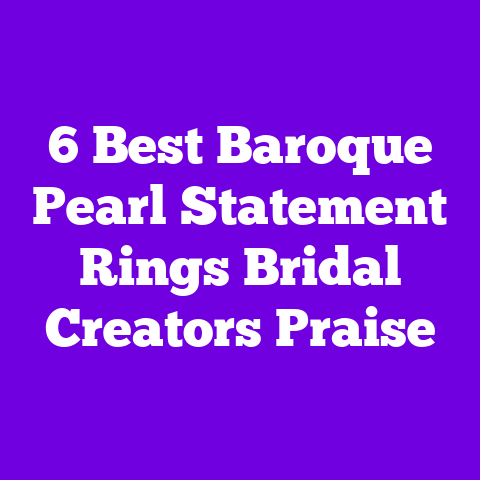 6 Best Baroque Pearl Statement Rings Bridal Creators Praise