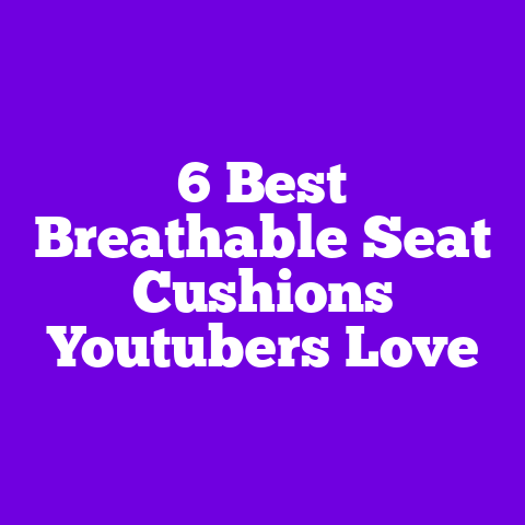 6 Best Breathable Seat Cushions Youtubers Love