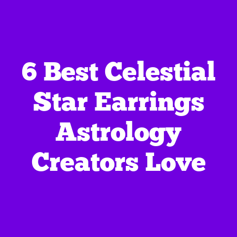 6 Best Celestial Star Earrings Astrology Creators Love