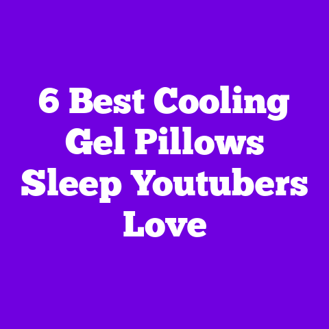 6 Best Cooling Gel Pillows Sleep Youtubers Love